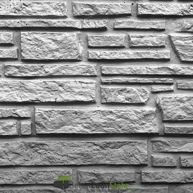 Betonzaun Rusticana — montiert