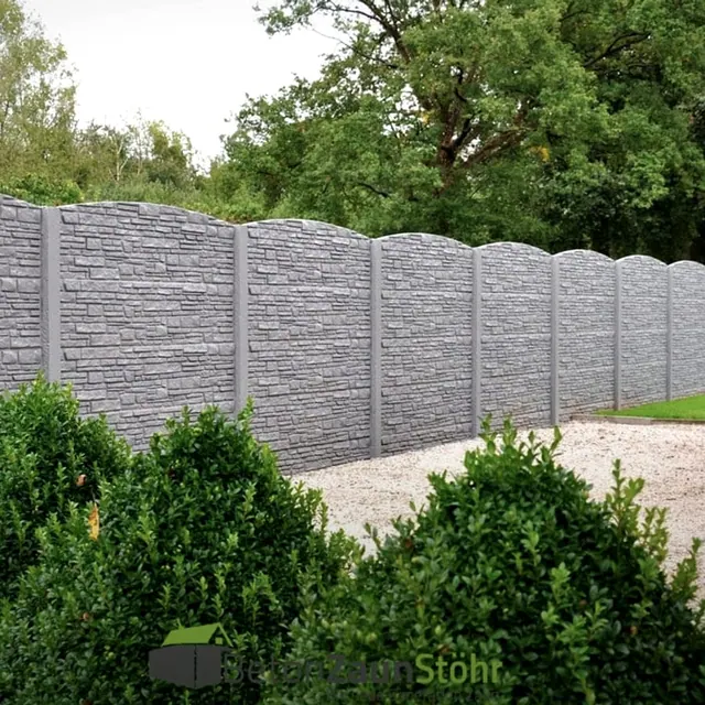 Betonzaun Rusticana · Bogen