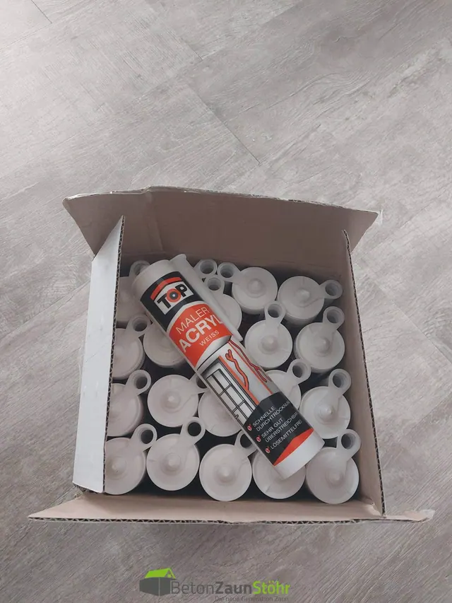 Betonacryl Dichtmasse 300ml in weiß (1 L 16,25 €)