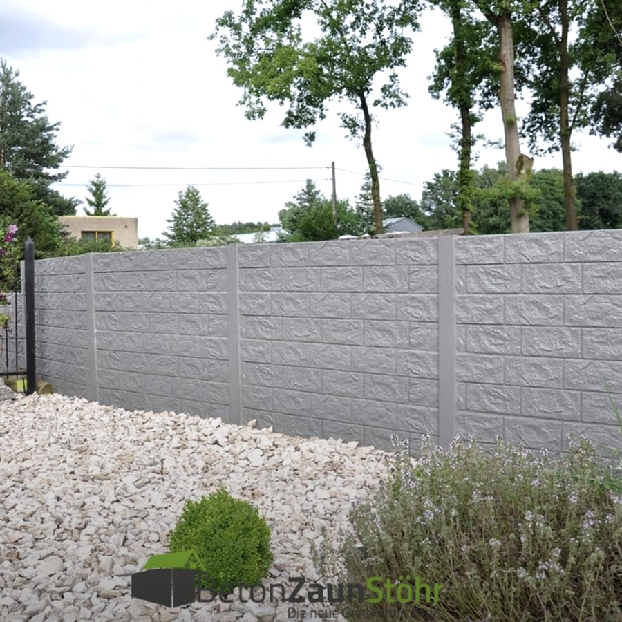 Betonzaun Maxi Stone — montiert