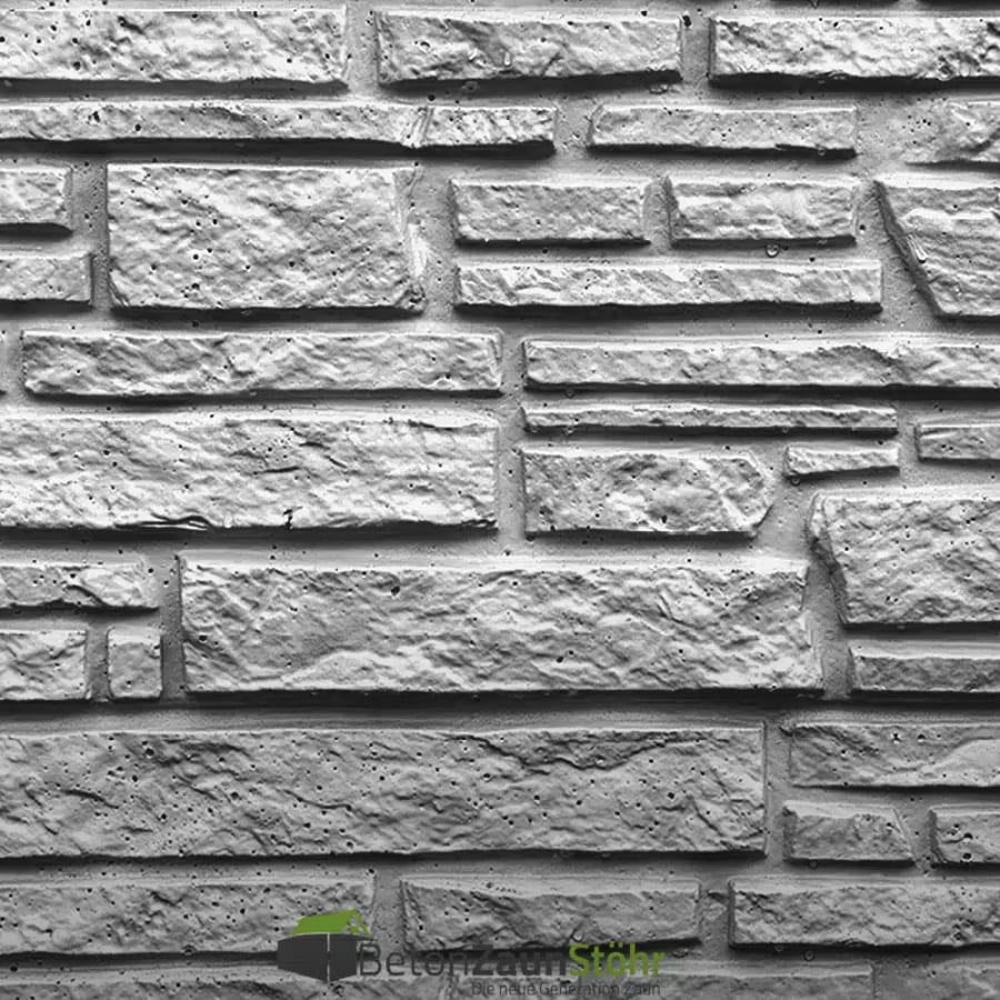 Betonzaun Rusticana — montiert
