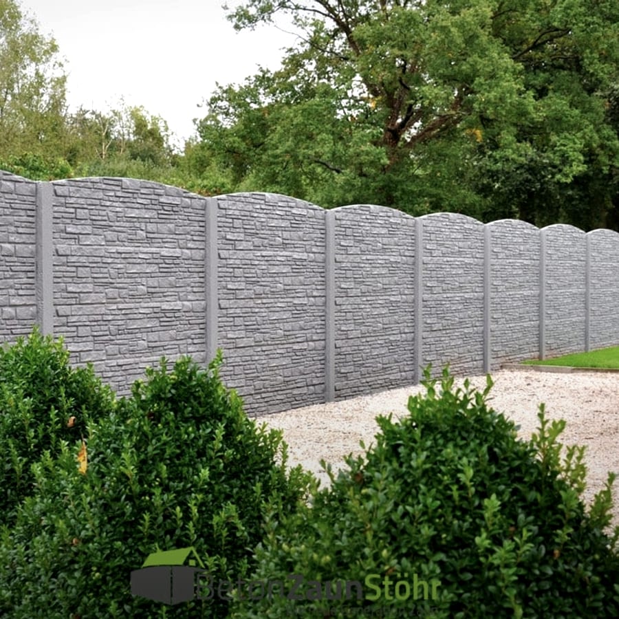 Betonzaun Rusticana · Bogen