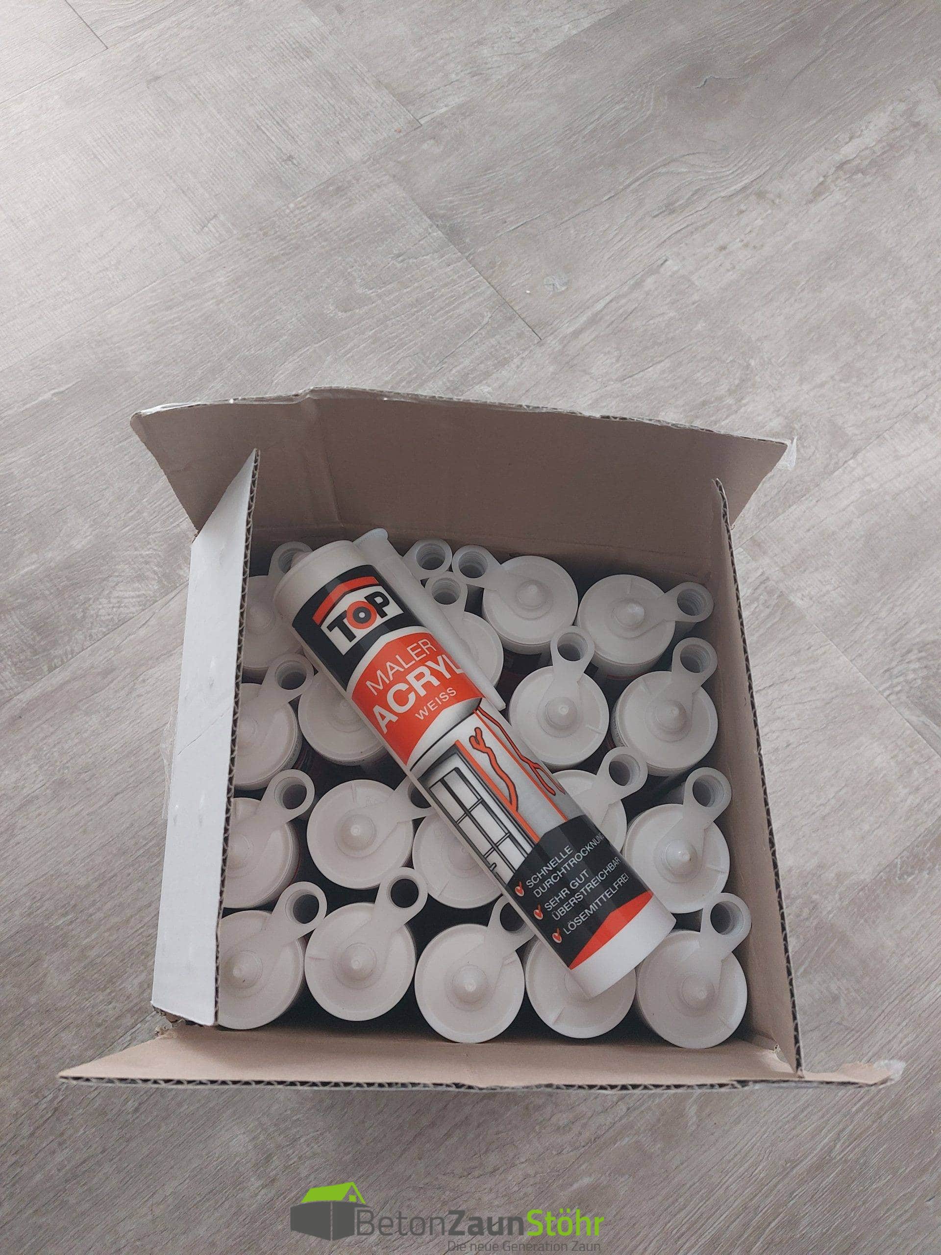 Betonacryl Dichtmasse 300ml in weiß (1 L 16,25 €)