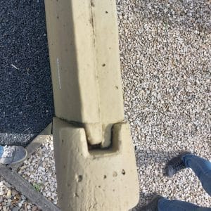 Nord gerade beidseitig mit 2 Platten Natural ohne Farbe